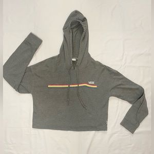 Retro Vans Cropped Hoodie 🌈